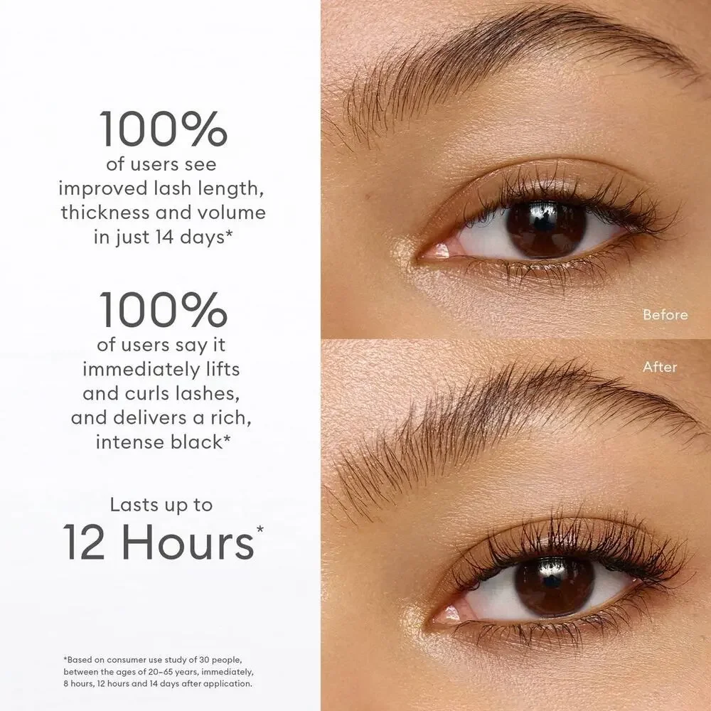 NEW Rose Inc Ultra-Black Lash Lift Serum Mascara Longwear‎ Lengthening Curling